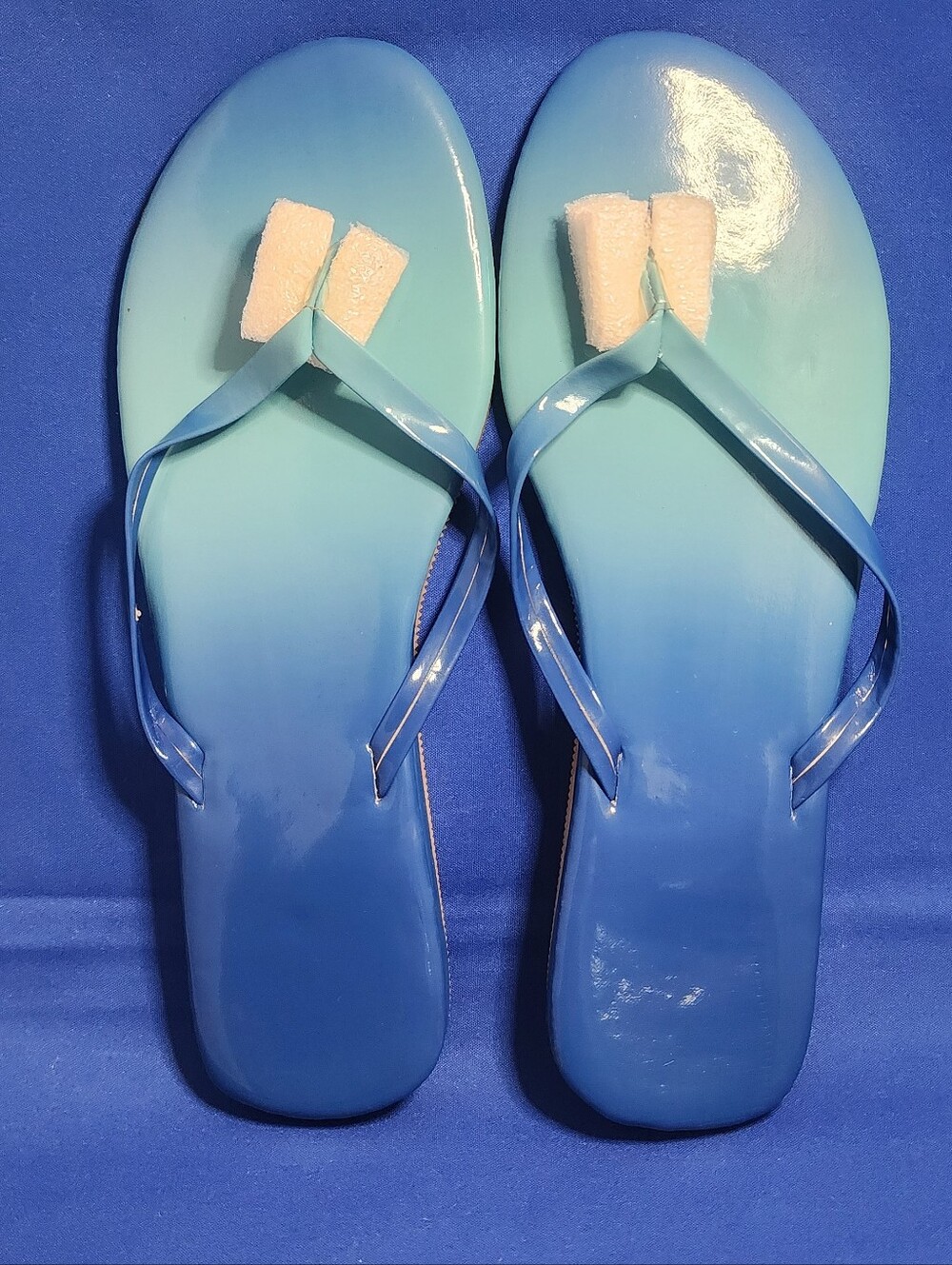Older Avon Dip Dye Micro Wedge Heels in Blue